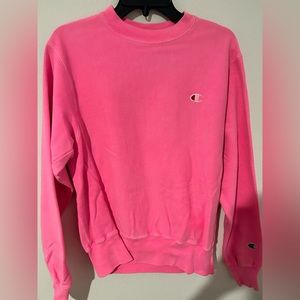 Vintage 90’s Champion Reverse Weave Sweatshirt Crewneck Size Small Pink